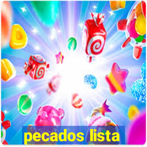 pecados lista